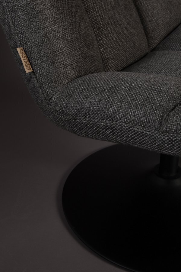 Dutchbone Bar Lounge Chair - Dark Grey