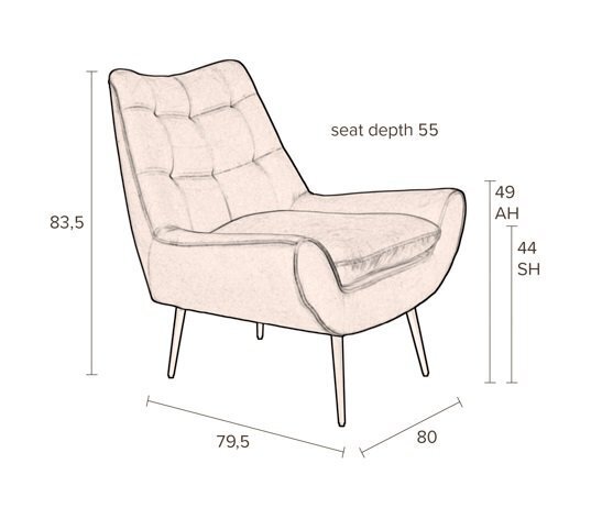 Dutchbone Glodis Lounge Chair