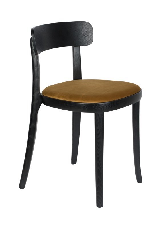 Dutchbone Brandon Chair - Black/Ochre