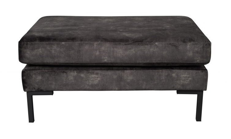 Dutchbone Houda Hocker - Anthracite