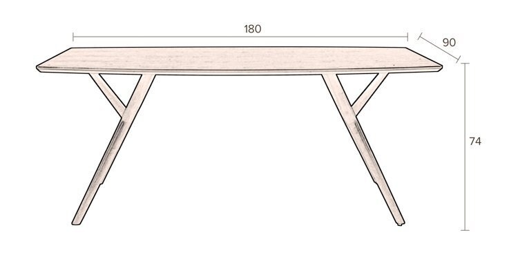 Dutchbone Malaya Table
