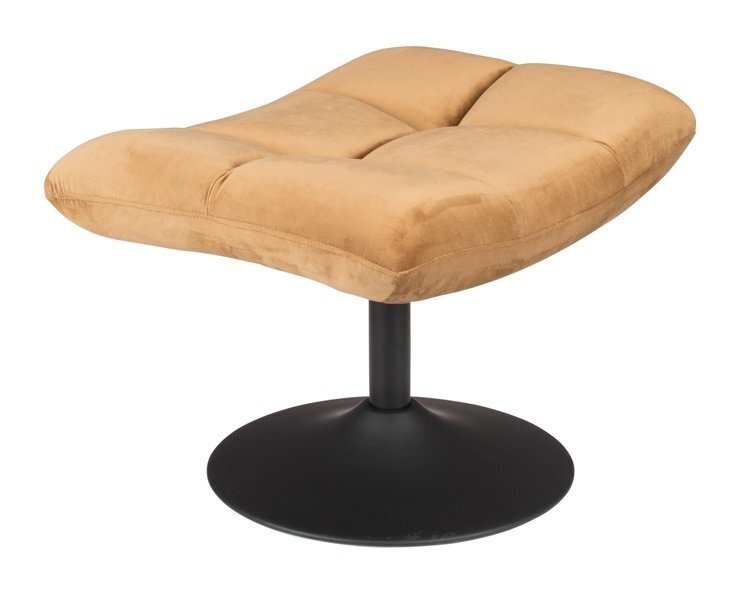 Dutchbone Bar Velvet Hocker - Golden Brown