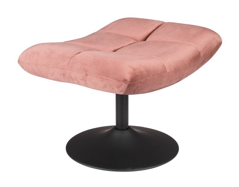 Dutchbone Bar Velvet Hocker - Old Pink
