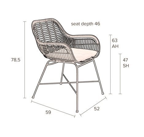 Dutchbone Cantik Outdoor Armchair