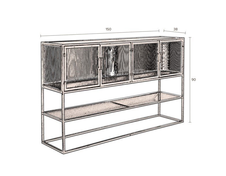 Dutchbone Boli Sideboard High
