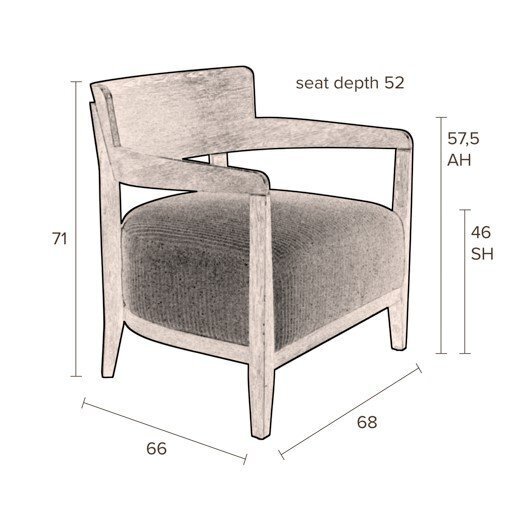Dutchbone Duran Lounge Chair