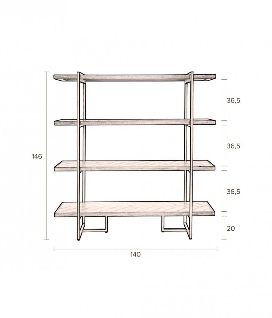 Dutchbone Class Shelf - size