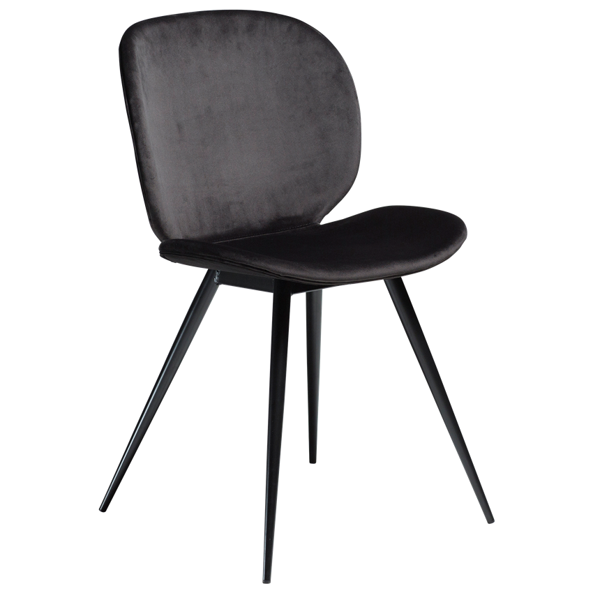 Dan-Form CLOUD Chair Meteorite Black Velvet