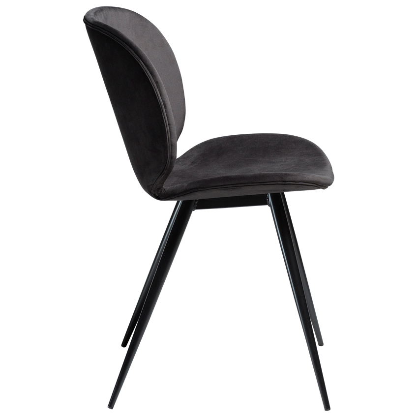 Dan-Form CLOUD Chair Meteorite Black Velvet