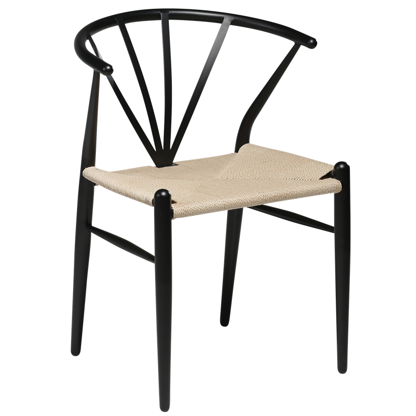 Dan-Form DELTA Chair Black Lacquer Legs
