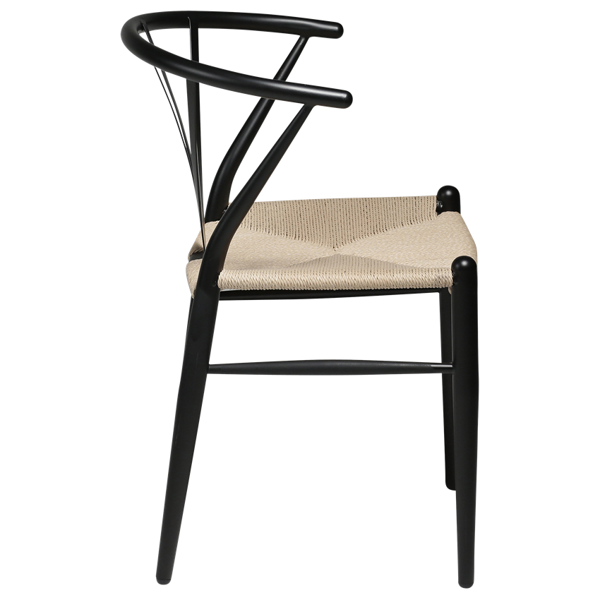 Dan-Form DELTA Chair Black Lacquer Legs