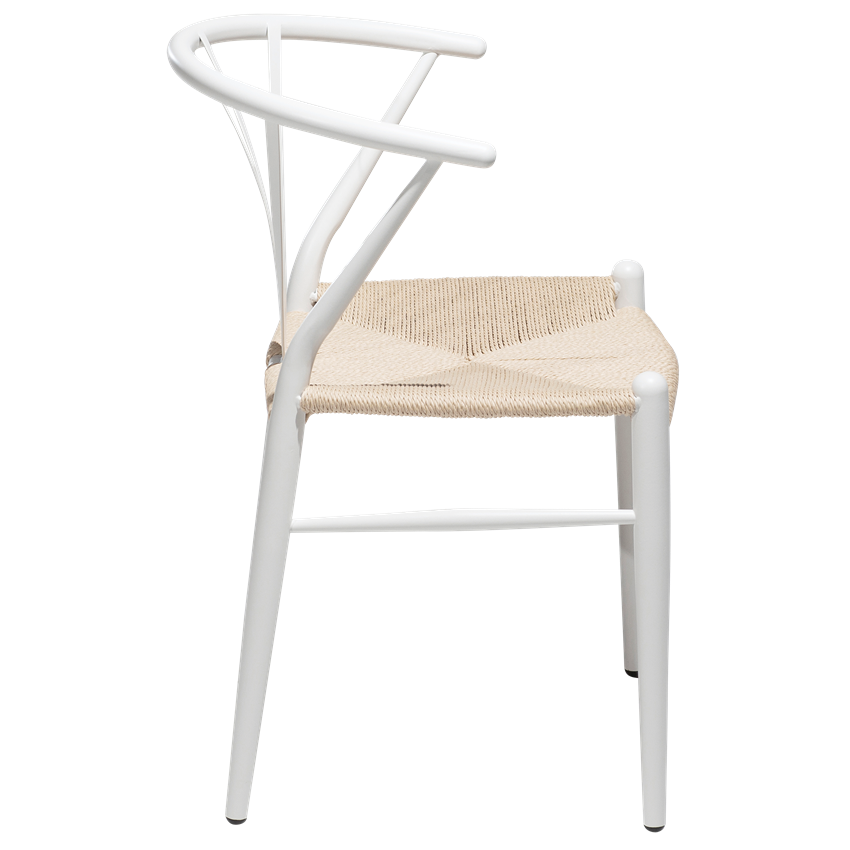 Dan-Form DELTA Chair White Lacquer Legs