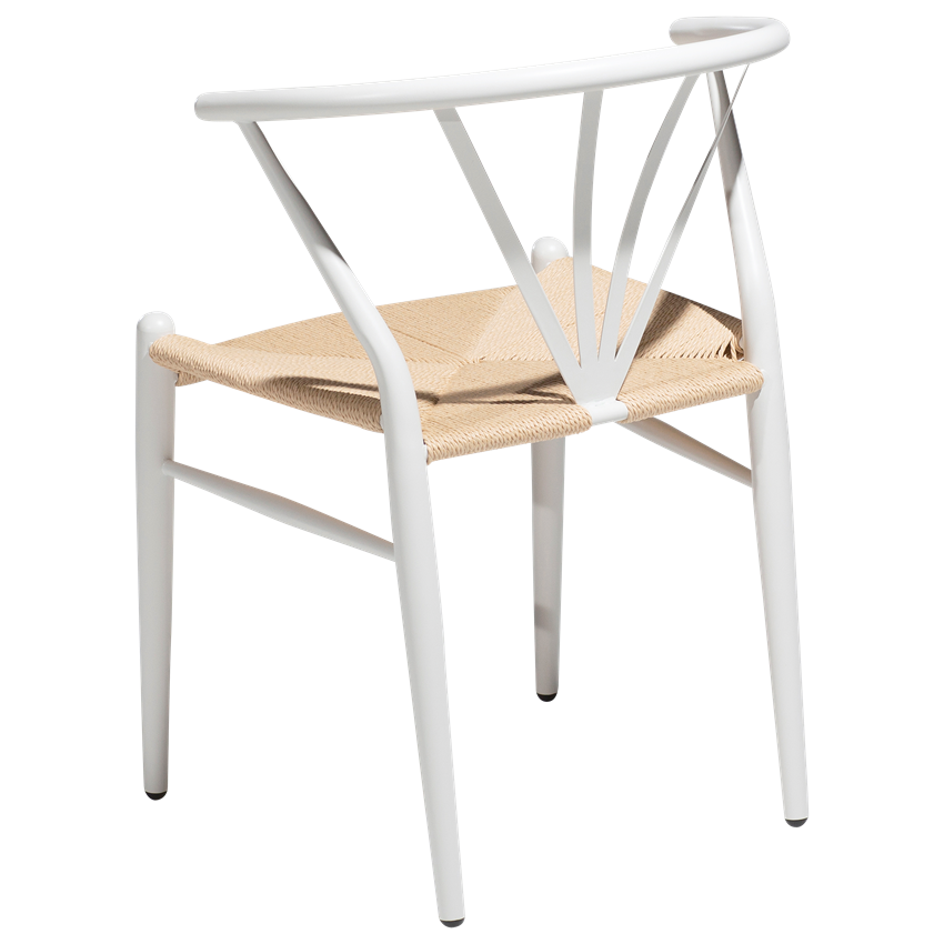 Dan-Form DELTA Chair White Lacquer Legs