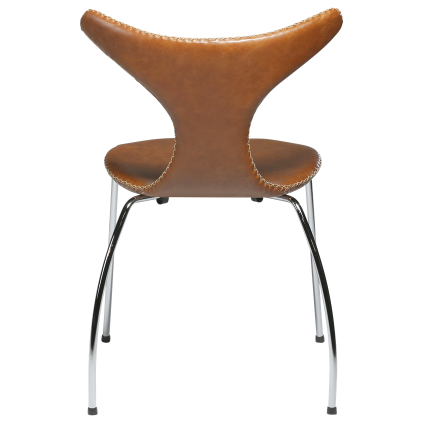 Dan-Form DOLPHIN Chair Light Brown Leather
