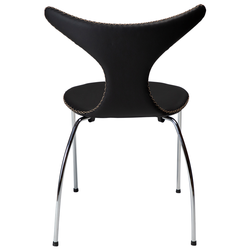 Dan-Form DOLPHIN Chair Black leather