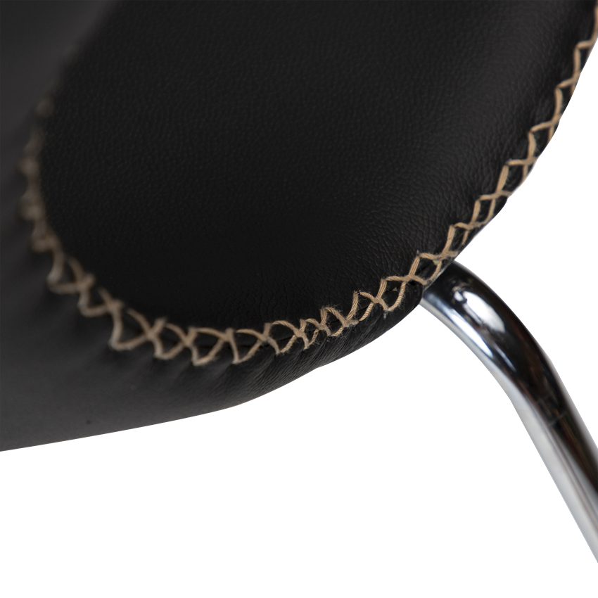 Dan-Form DOLPHIN Chair Black leather