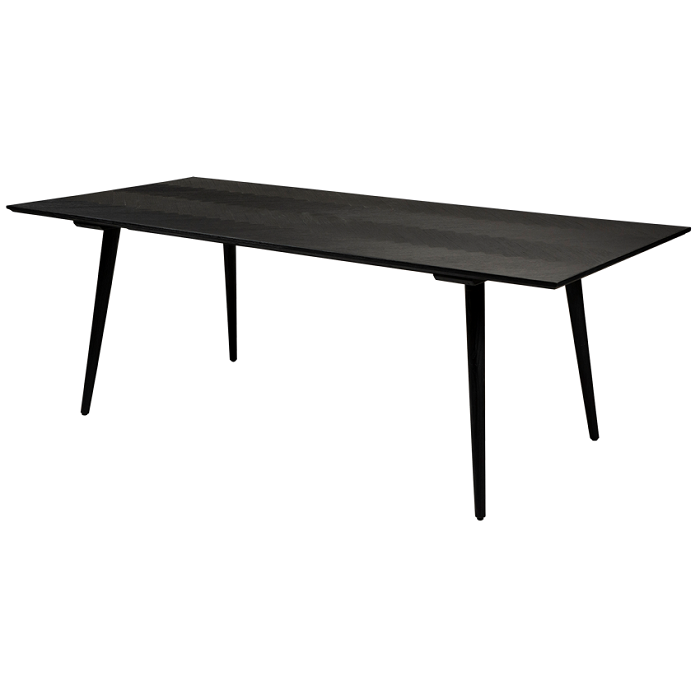 Dan-Form BONE table Black stained ash Rectangular top