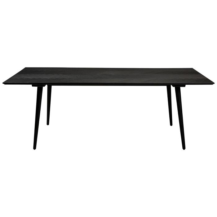 Dan-Form BONE table Black stained ash Rectangular top