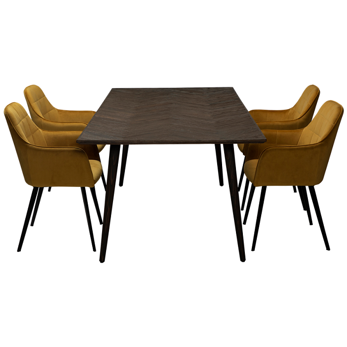Dan-Form BONE table Reclaimed elm Rectangular top