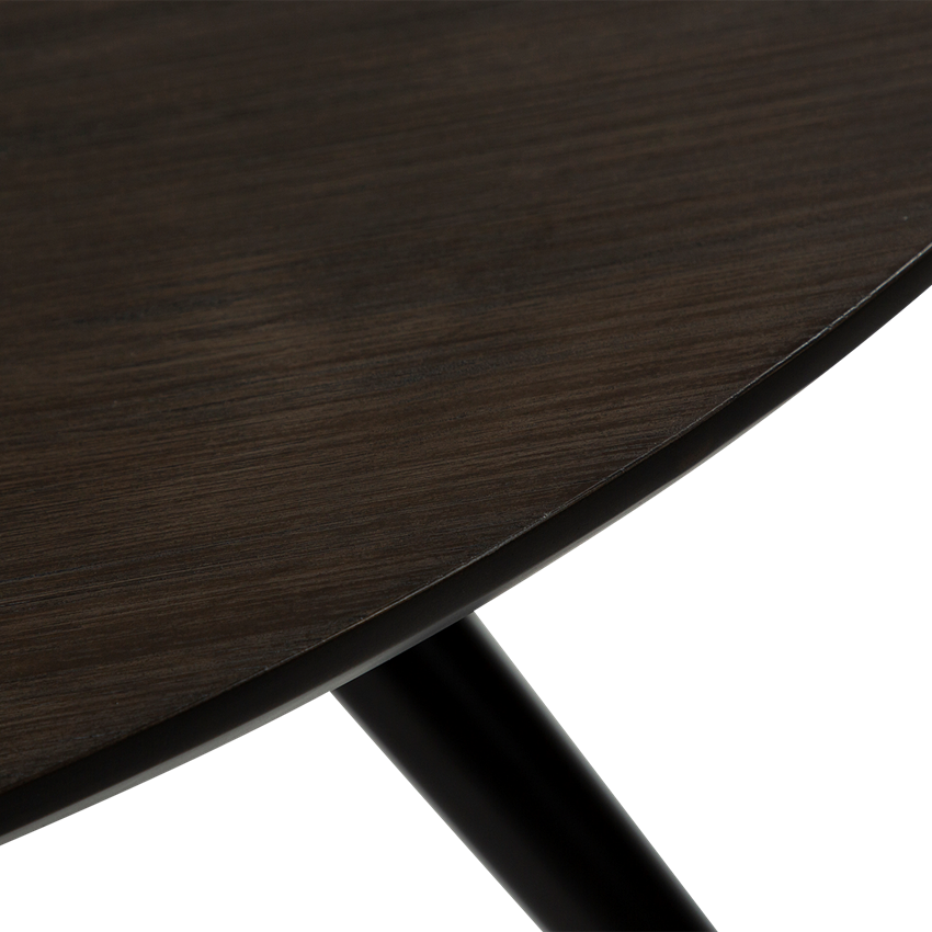 Dan-Form ECLIPSE table top Grey stained ash table top round