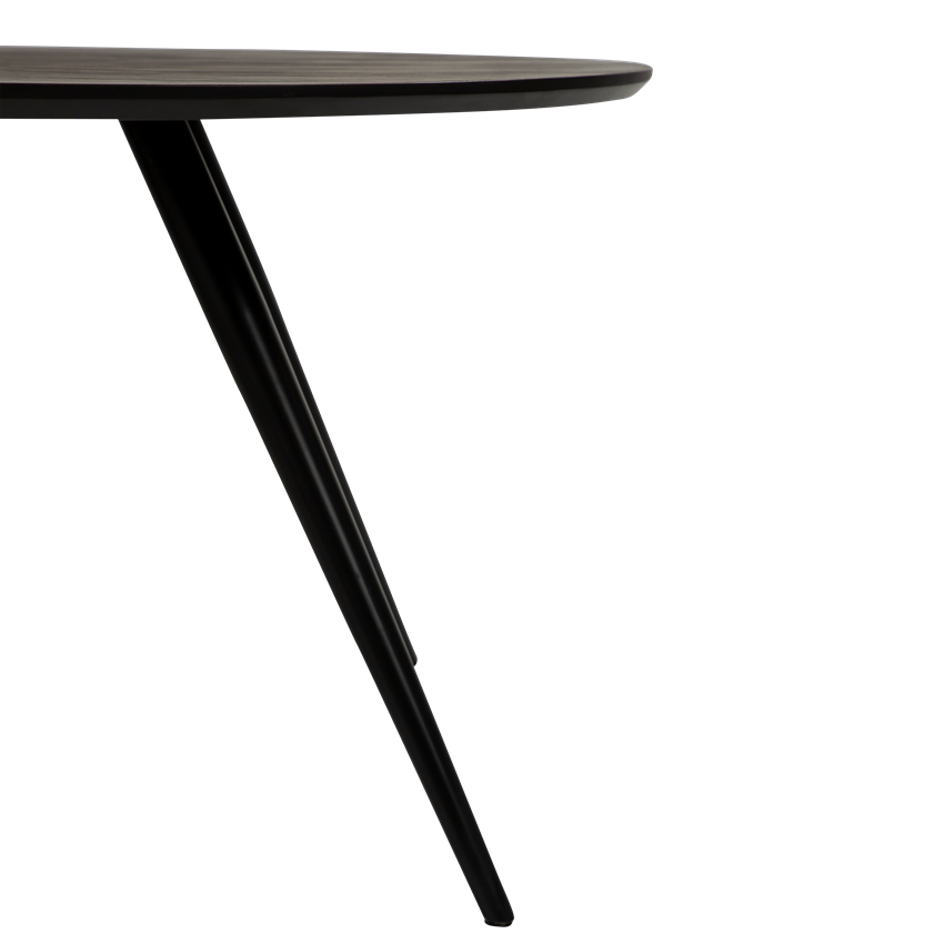 Dan-Form ECLIPSE table top Grey stained ash table top round