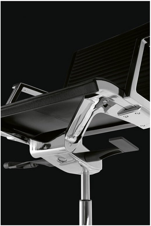 Luxy Ergonomische Bürosessel aus Leder oder Stoff Nulite