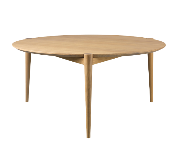 FDB Mobler D102 Couchtisch Ø85 - Natur / Natur