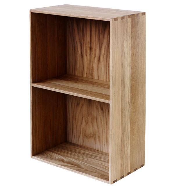 FDB Mobler B98 Bücherregal in Eiche - D 20 cm