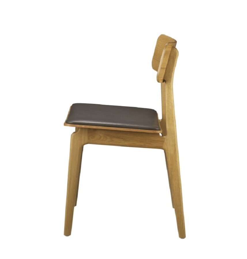 FDB Mobler J175 Åstrup Chair - Leather Brown