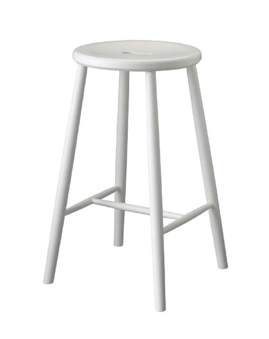 FDB Mobler J27C - Barhocker H 65cm - Buche Weiß