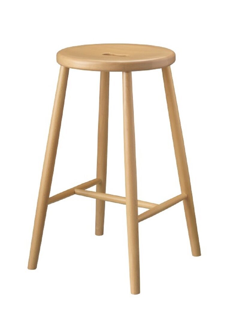 FDB Mobler J27C - Barhocker H 65cm - Buche Natur lackiert