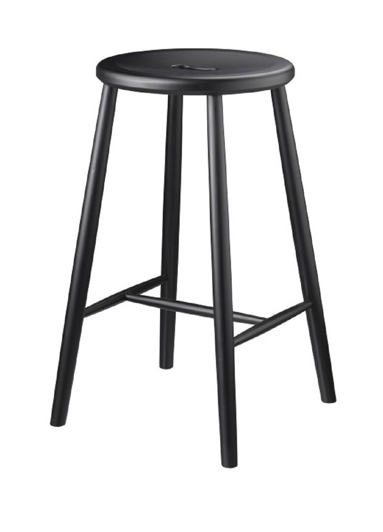 FDB Mobler J27C - Barhocker H 65cm - Buche Schwarz