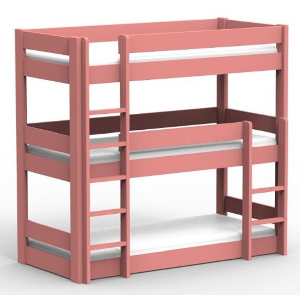 Mathy by Bols Dominique 196 Triple Bunk Bed Inseparable-Koraal