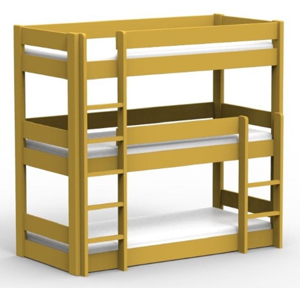 Mathy by Bols Dominique 196 Triple Bunk Bed Inseparable-Ocher