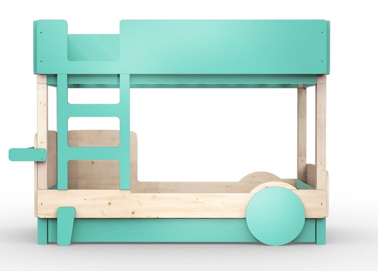 Mathy By Bols Stockbett Mit Bettschublade Discovery-Light Green