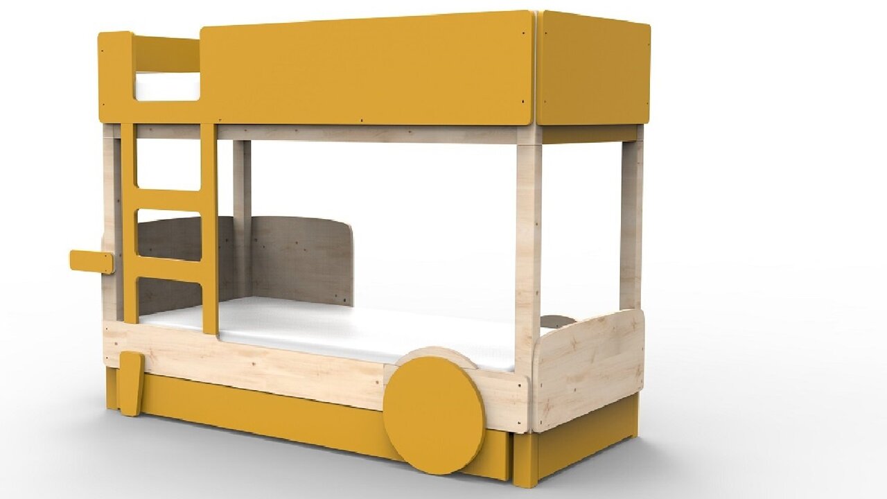 Mathy By Bols Stockbett Mit Bettschublade Discovery-Ocher