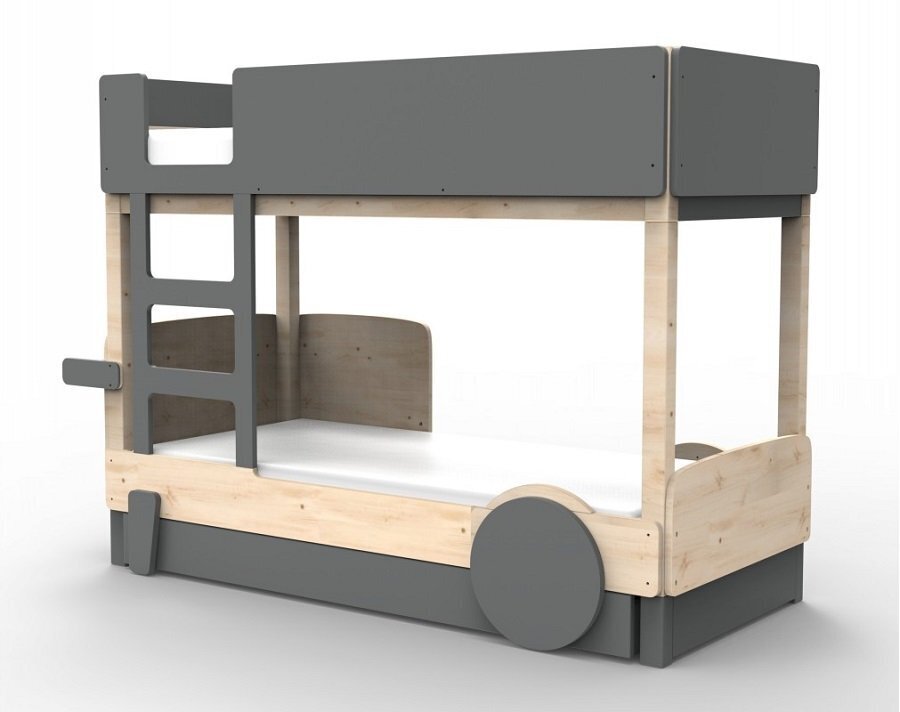 Mathy By Bols Stockbett Mit Bettschublade Discovery - Basaltgrau