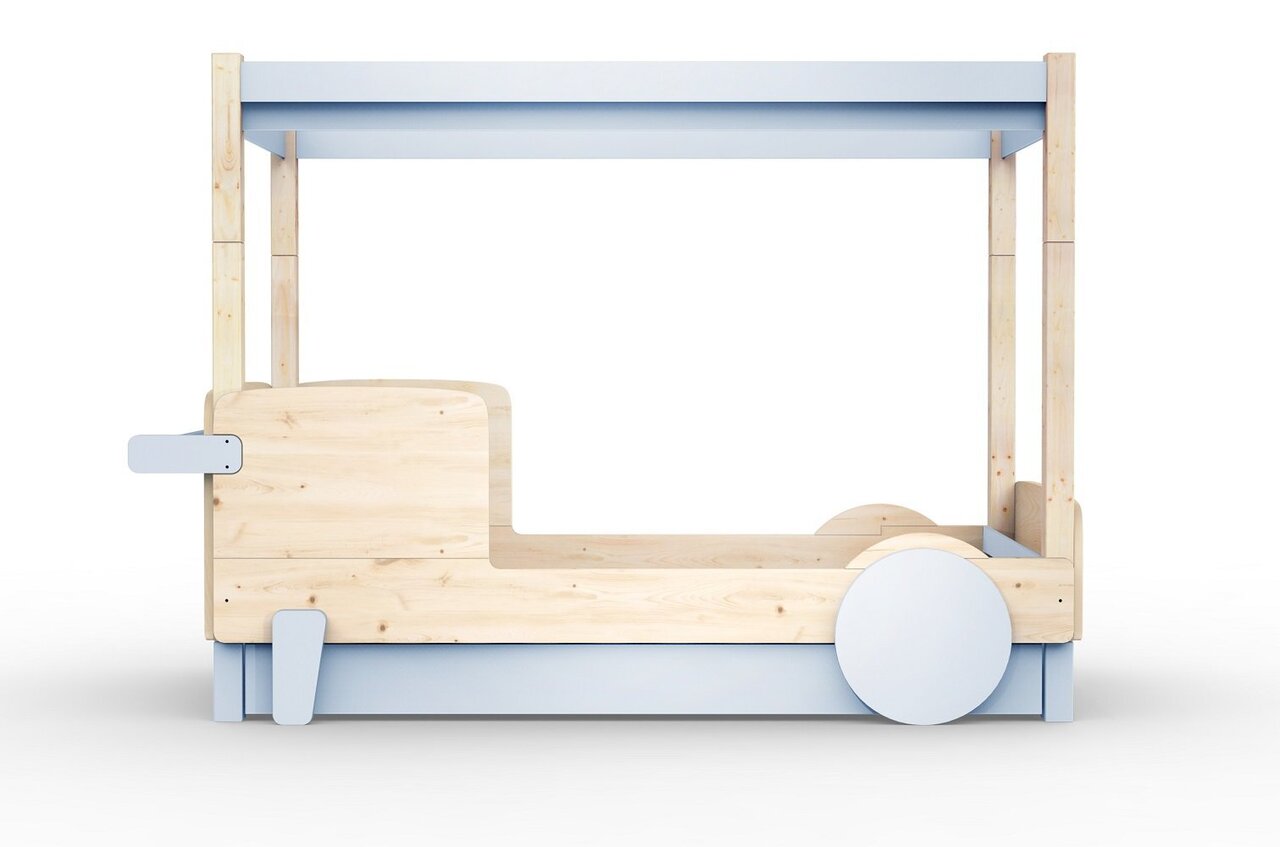 Mathy By Bols Himmelbett Mit Bettschublade Discovery - Powder Blue