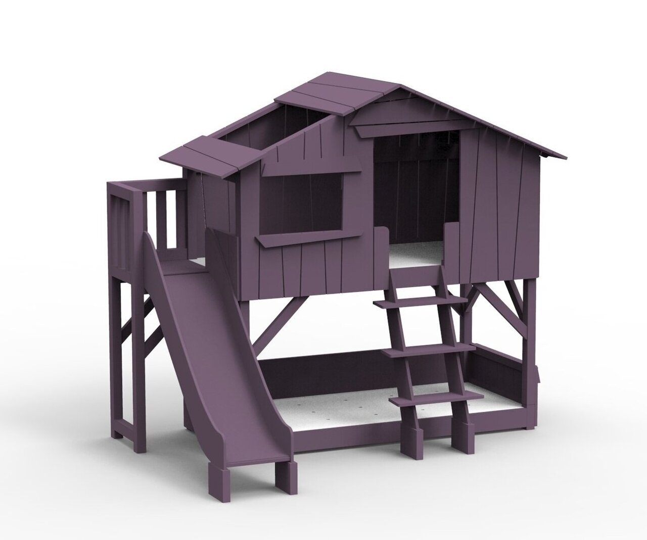 Mathy by Bols Treehouse Etagenbett-Plattform und Rutsche - Artichoke