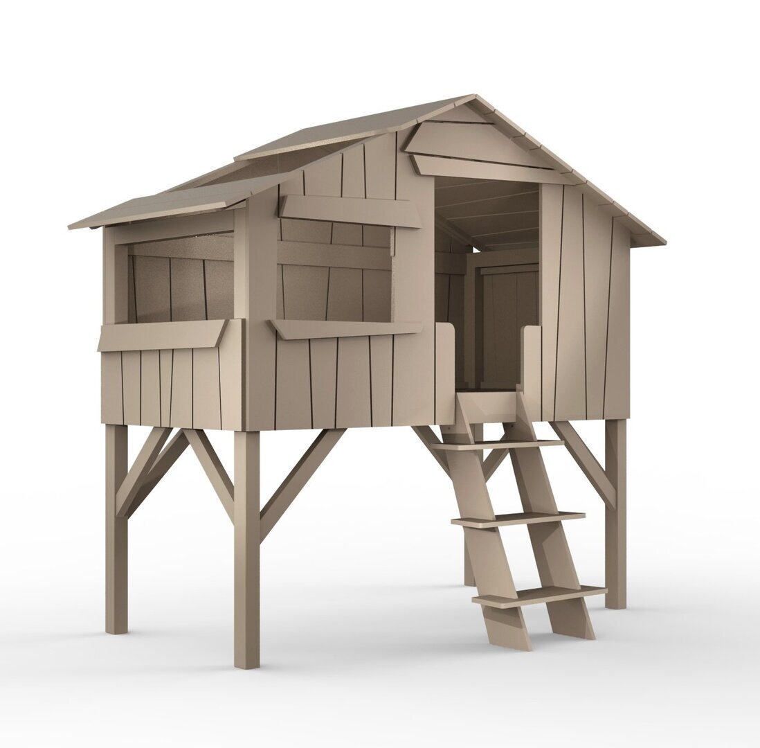Mathy by Bols Treehouse Einzelbett mit Rutsche - Mole
