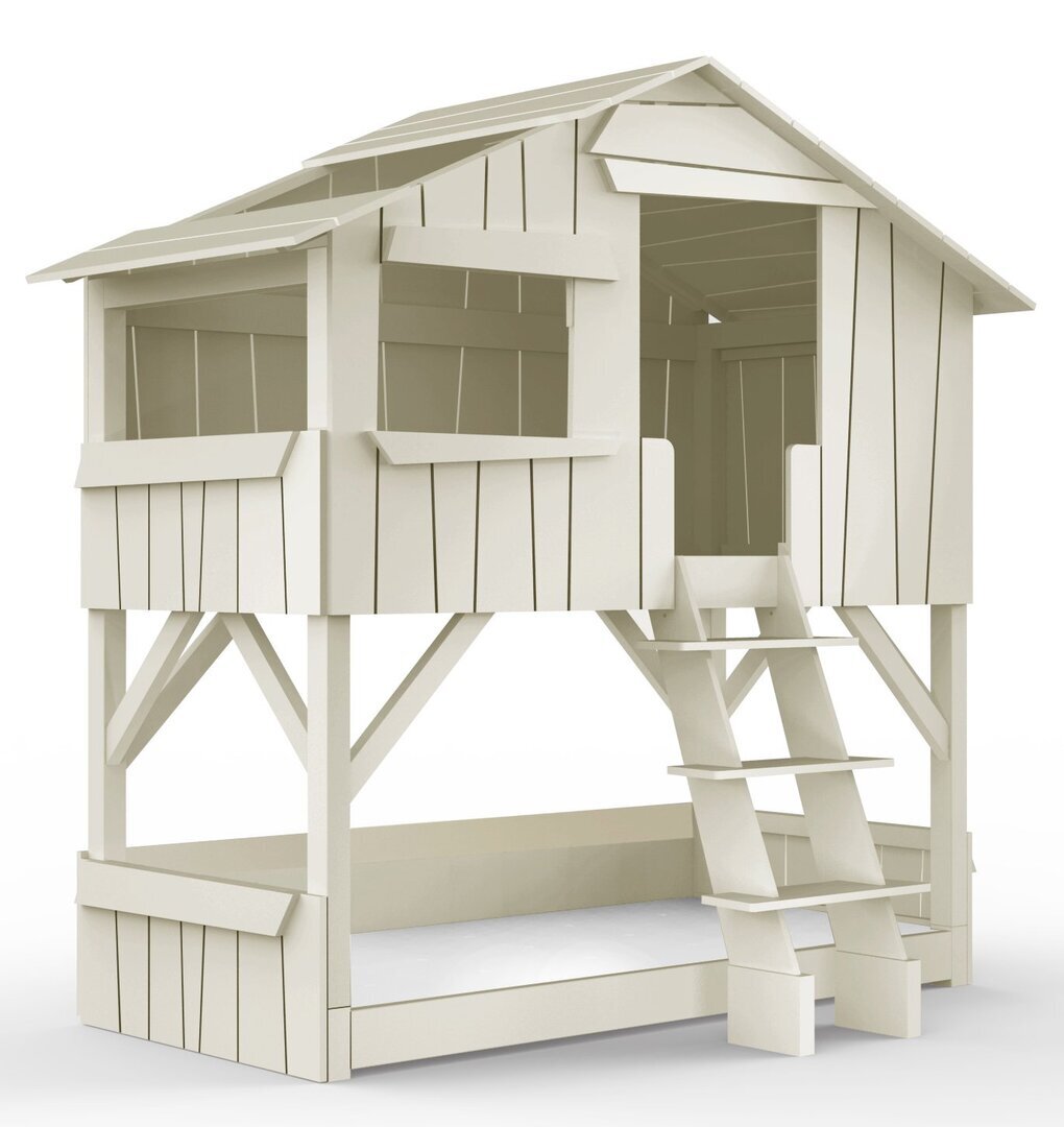 Mathy by Bols Treehouse Etagenbett mit Rutsche - Raw