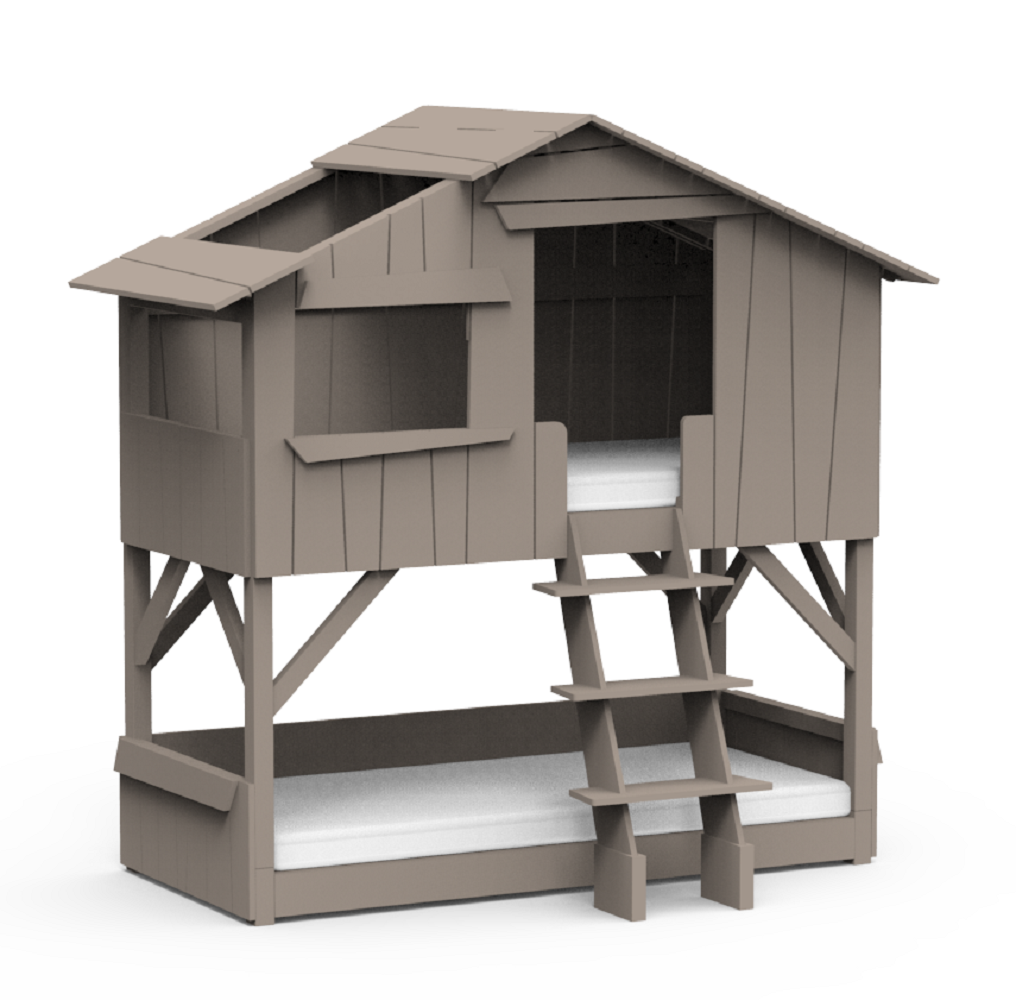 Mathy by Bols Treehouse Etagenbett mit Rutsche - Mole