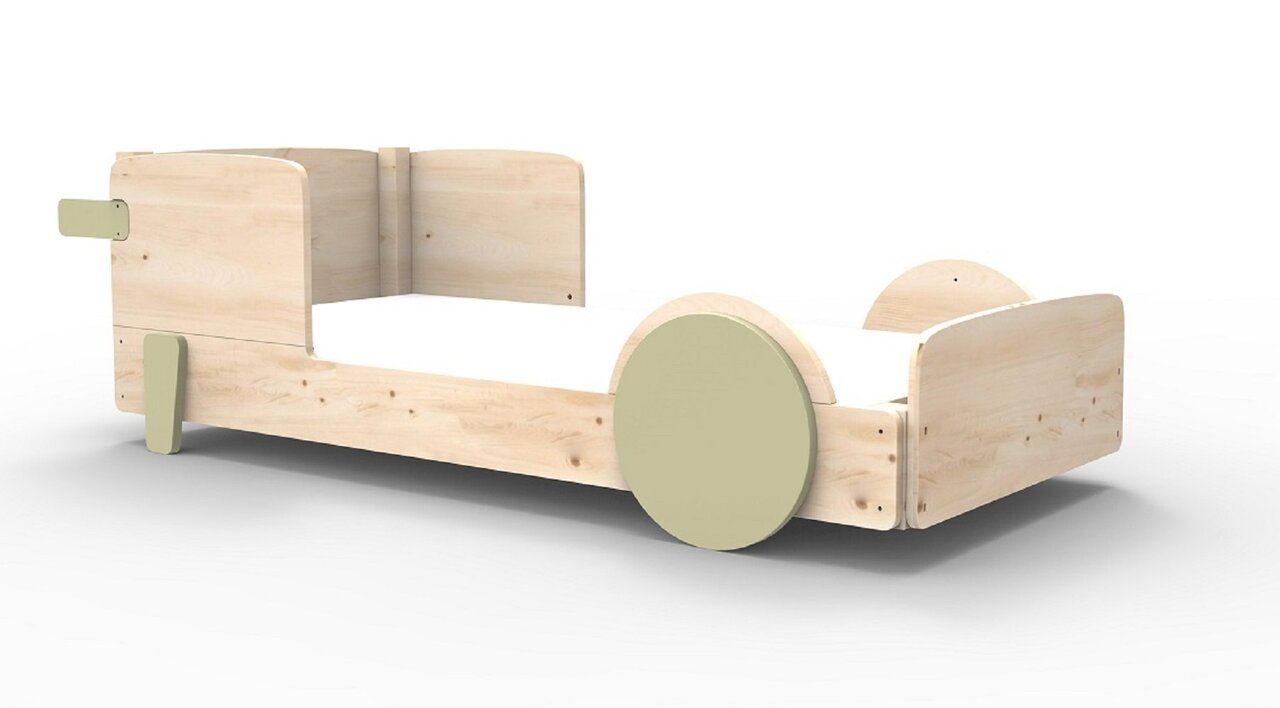 Mathy By Bols Discovery 1 Einzelbett - Moss Grey
