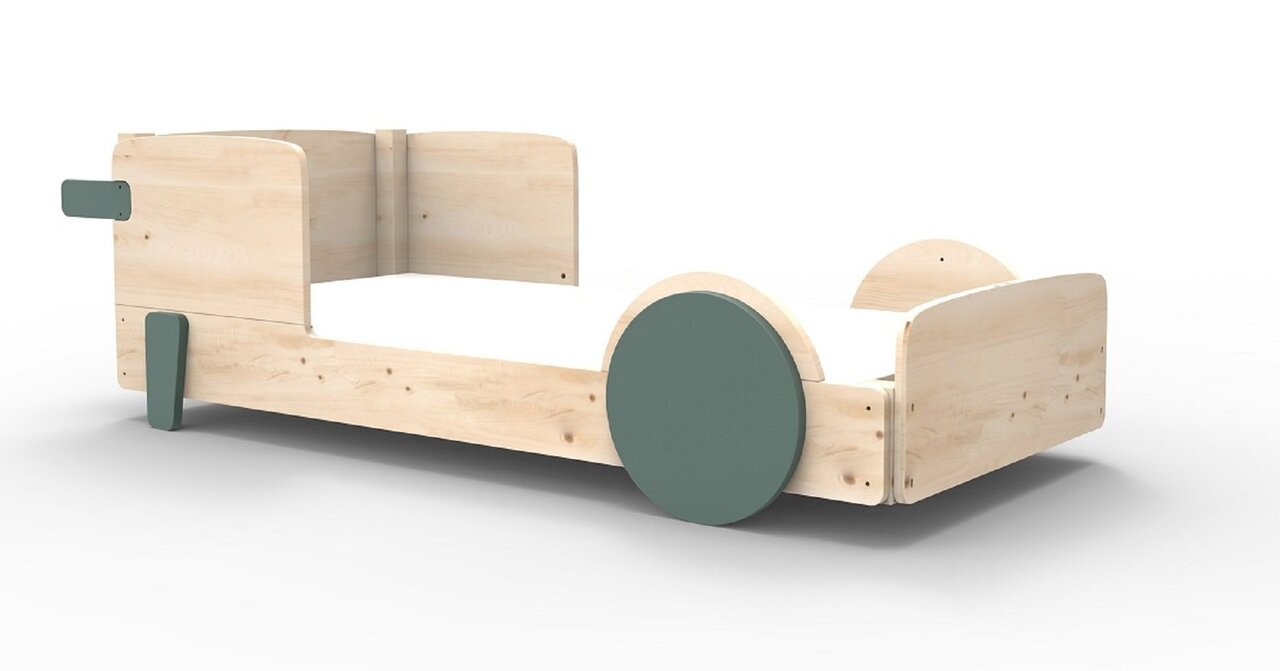 Mathy By Bols Discovery 1 Einzelbett - Thunderstrome Grey
