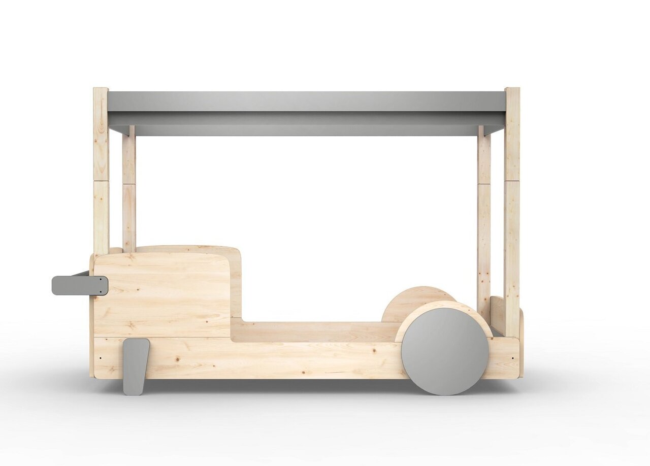 Mathy By Bols Discovery 1 Himmelbett - Cement Grey