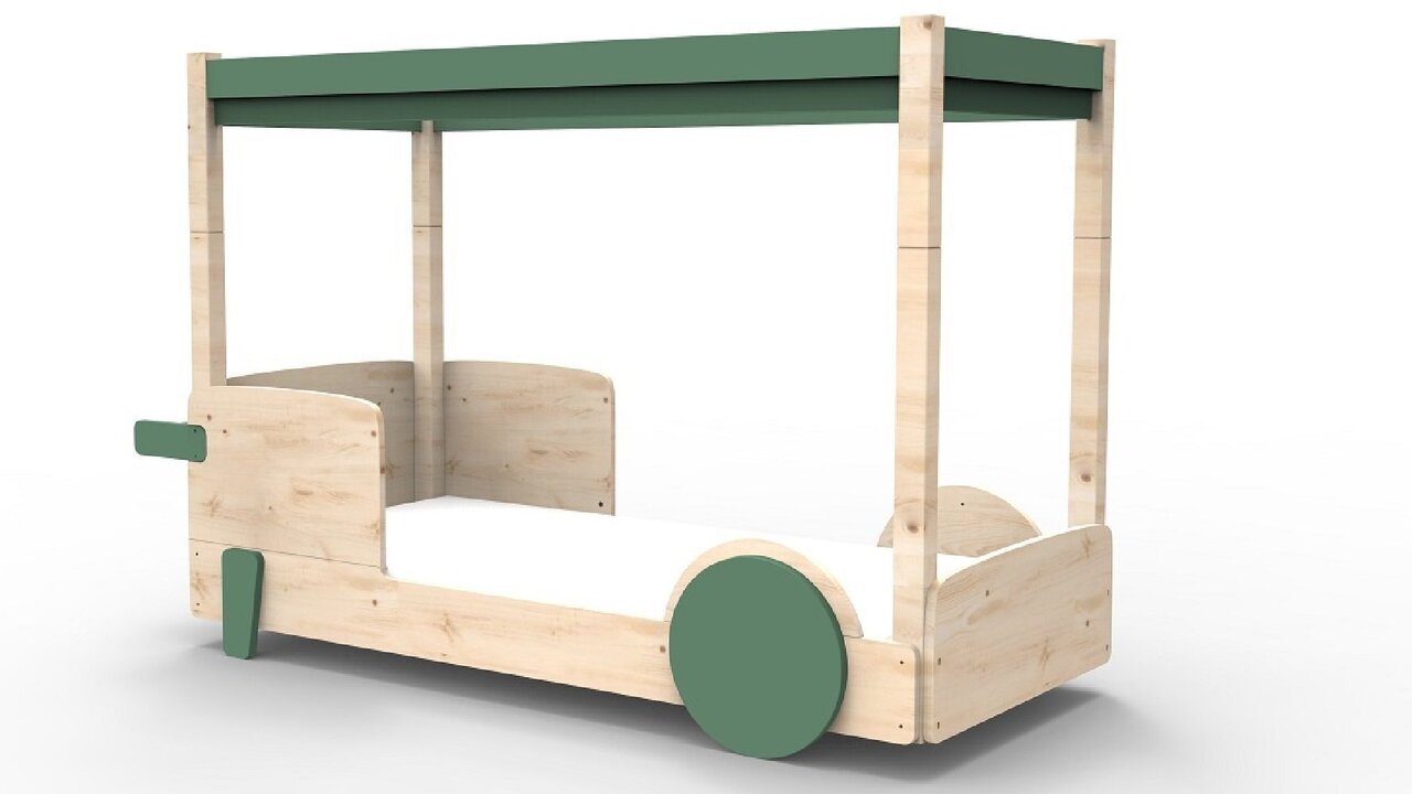 Mathy By Bols Discovery 1 Himmelbett - Jungle green