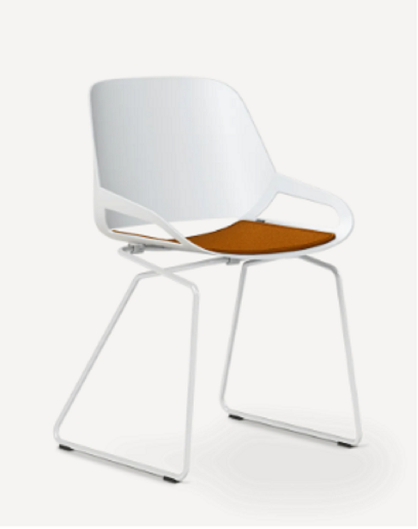 Aeris Numo Kufengestell - Wie Sitzschalenfarbe - Weiß - Gelb-orange meliert