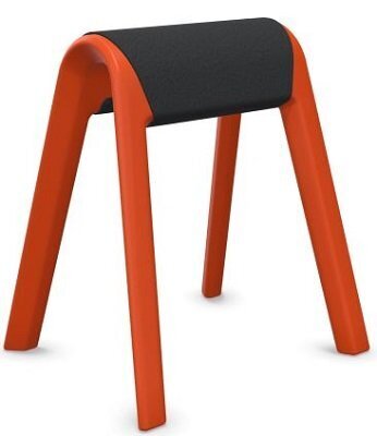 Wilkhahn Sitzbock Orangerot Anthrazit