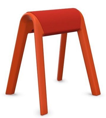 Wilkhahn Sitzbock Orangerot Mango