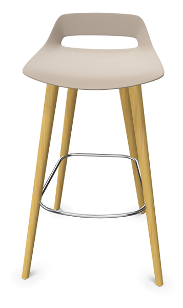 Wilkhahn Occo Barstuhl - graubeige - 75